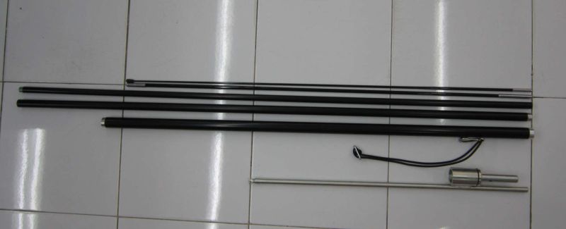 Ozone Vertical Flag Pole Aluminium with Bag