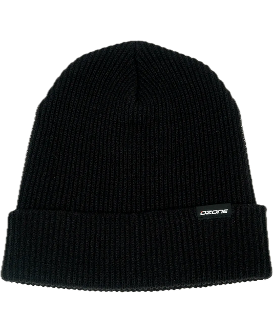 Ozone Beanie Hat Black Ozone logo