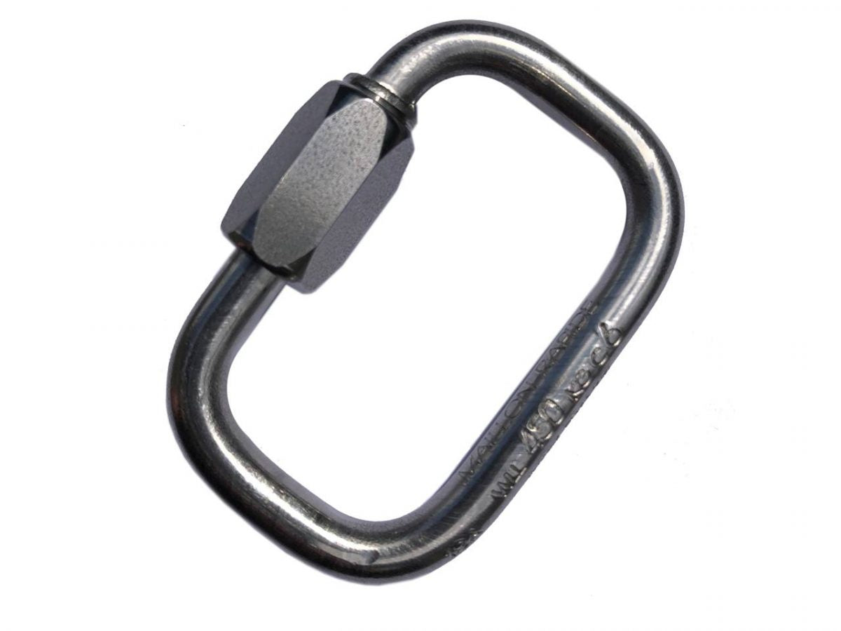 Peguet Maillon Rapide 6mm Special NARROW Stainless Square