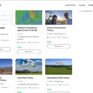 Paragliding & Paramotoring Theory & Resources